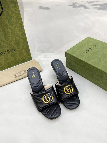 Gucci 2022 The latest mid-heeled slippers 35-43-8ee5fc98